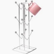 Stainless Steel Cup Rack Ideal For Kitchen