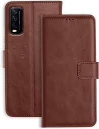 Vivo Y20 Phone Cover Brown Colour