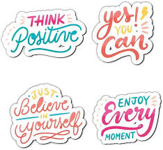 Saf Set Of 4 Motivational Fridge Magnet