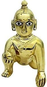 Golden Colour Laddu Gopal Statue