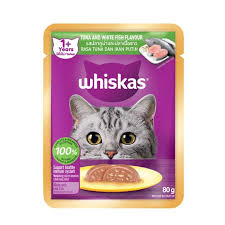 Whiskas Adult Tuna Whitefish In Jelly 80G