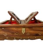 Hand Carved Wooden Holy Book Stand