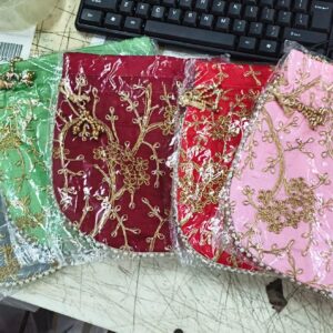 New Fashion Potli Bags Rajasthani Jaipuri Design Women Girls Multi Coloured Pack Of 5