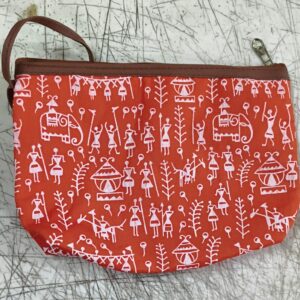 Heart Home Toiletry Pouchwarli Print Travel Cosmetic Pouch