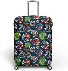 Kuber Industries Marvel Avengers Luggage Cover Polyester Travel Suitcase Cover