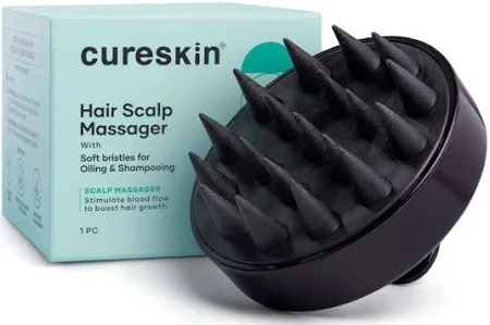 Silicone Hair Scalp Massager Black Colour