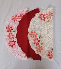 Nimmi Decoration Of Pooja Thali Designer Design Thal Posh Plate Cover Combo Of 3