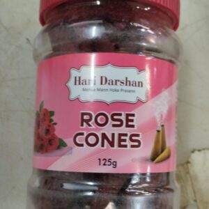 Hari Darshan Rose Cones 125 Gm Jar
