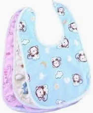 Waterproof And Quick Dry Baby Bibs Multicolor Pack Of 3