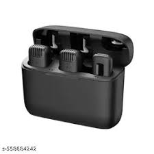 J13 Wireless Mic Lavalier Microphone With Charging Case Compatible For Type C