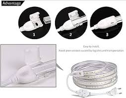 Ots Lights 220V Ac Pin Rope Light Connector