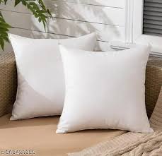 White Cotton Cushion 2Pcs