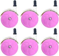 Walker Accessories Wheels Pink Pack Of 6
