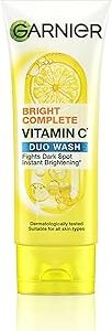 Garnier Light Complete Brightening Duo Action Face Wash 100G