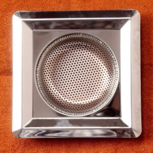 Stainless Steel Sink Strainer Square Shape Kitchen Drain Basin Basket Filter Stopper Jali