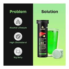 Auric Liver Detox Effervescent With 10 Super Ayurvedic Herbs 20 Tablets