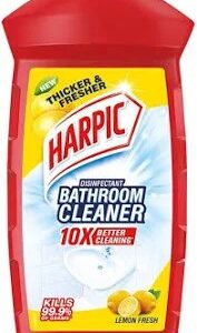 Harpic 10 X Lemon Fresh Bathroom Cleaner 1Ltr