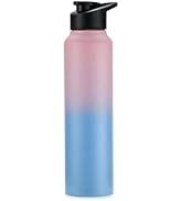 1000 Ml Steel Bottle Color Pink Blue
