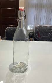 1000 Ml 1 Ltr Glass Water Bottle For Beverage