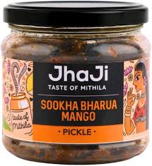 Jha Ji Sukha Bharua Mango Pickles 500G