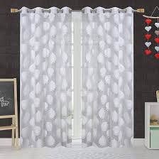 White Curtains Net 7 Feet Pack Of 2