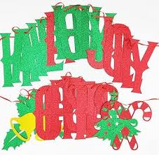 Glittery Have A Holly Jolly Christmas Banner Holly Jolly Christmas Decor Christmas Party Decorations Pack Of 2