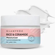 Glamveda Rice Ceramide Moisturizer Skin Barrier Building Nourishing 50Ml