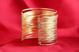 Kada Trendy Wire Layered Cuff Kada