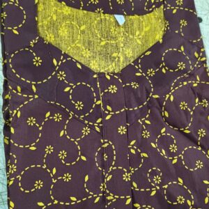 Women Premium Quality Cotton Zipper Nighty Size 32