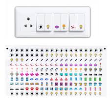 Multi Color Switch Sticker 150 Pcs