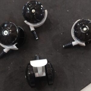 Chair Wheels Pinwheels Heavy Duty Wheel Ring Stem Caster Round Wheel For Chairs Set Of 4