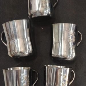 Stainless Steel Cup For Coffee Tea Pack Of 5