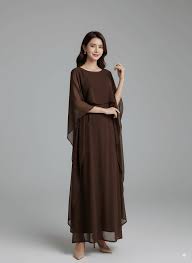Shayra Maxi Dress For Women Colour Brown Size S