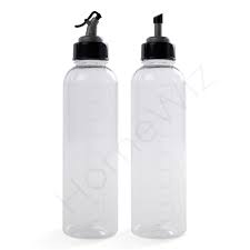 Plastic Oil Dispenser Bottle 900Ml Pack Of 2