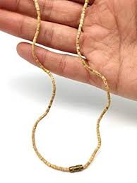 Tulsi Bead Single Round Kanthi Mala For Neck One Round Wood Necklace