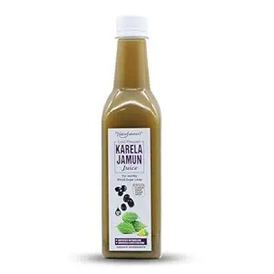 Hakim Sulemans Karela Jamun Juice Natural Ayurvedic Juice For Sugar Preservatives 500 Ml
