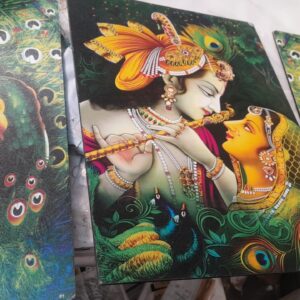 3D Printed Kahna Wall Painting Green