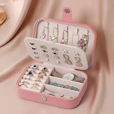 Pink Colour Jewellery Organiser Box