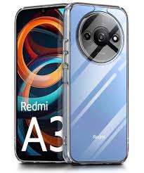 Transparent Mobile Back Cover For Redmi A3 Poco C61