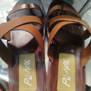 Epoxy Trendy Slippers For Men Walking Brown Size 10