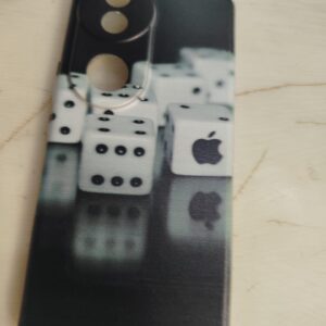 Vivo V50 5G Black Printed Mobile Cover