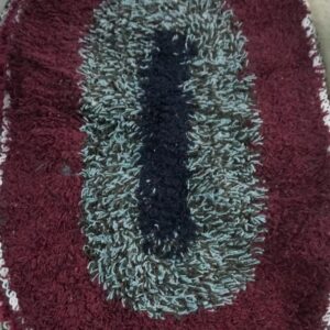 Maroon Colour Cotton Door Mat