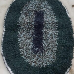 Dark Green Colour Cotton Door Mat