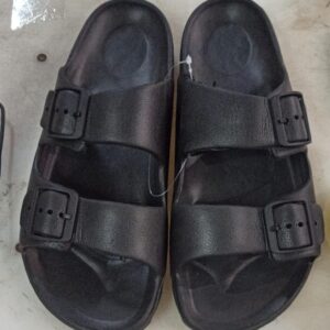 Black Colour Men Slipper Size 6