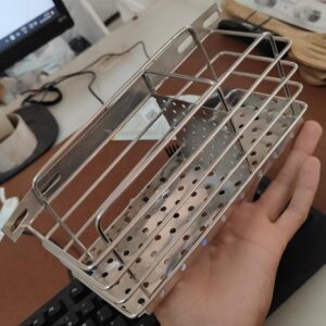 Cutlery Pocket Footless Drainer Rack Chopsticks Drainer Basket 12 . 8 X 6 .2 X 10 Cm