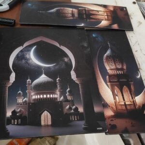 Islamic Religious Modern Art Wall Painting For Home Decoration