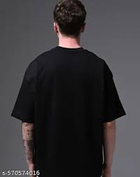 Black Colour T Shirt Size S For Men