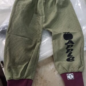 Green Colour Kids Boy Track Pant Size 2Y