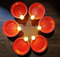 Water Led Sensor Diya For Diwali 6Pcs Pack Of 2