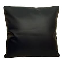Black Leather Cushion
